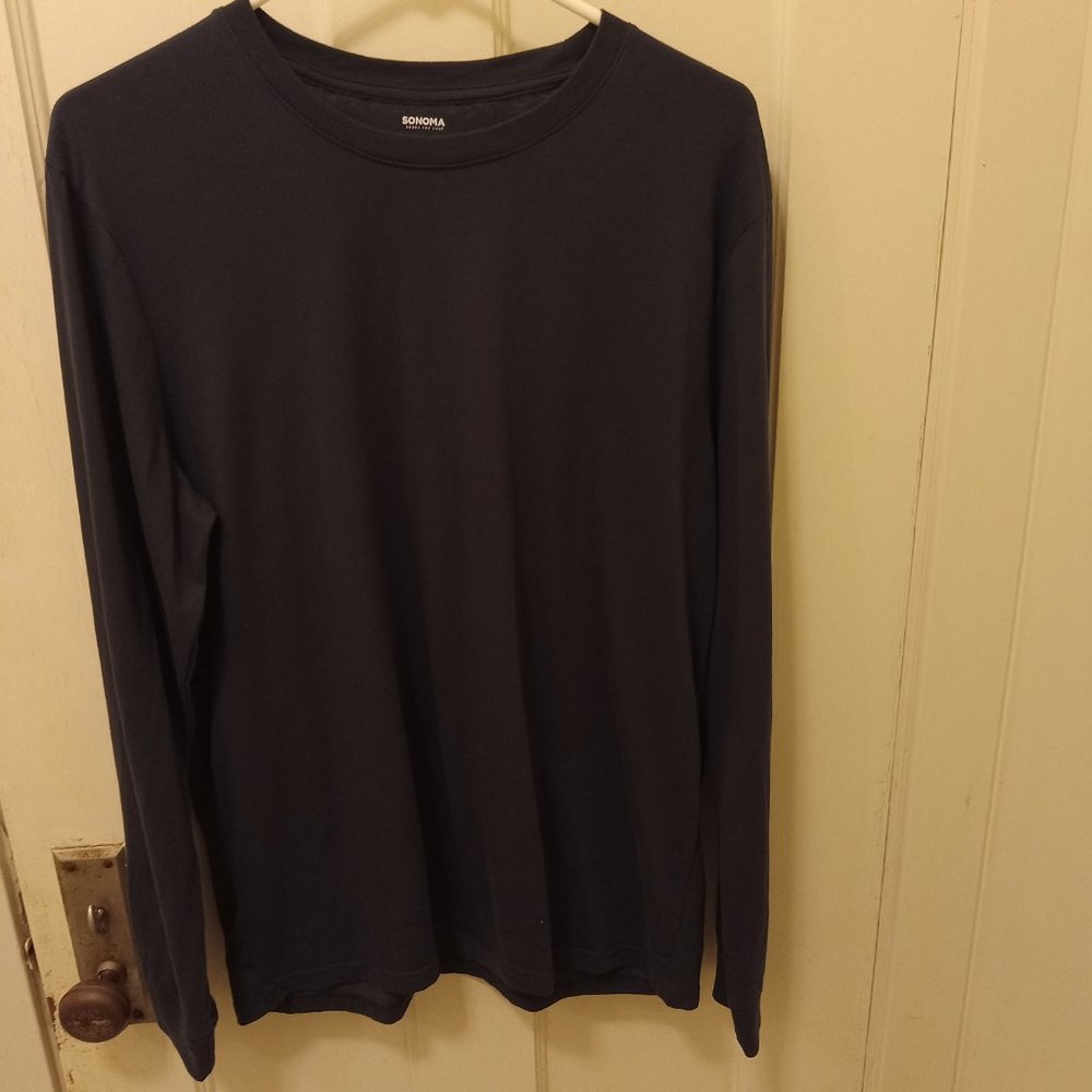 *3 FOR $13* Sonoma navy long sleeve shirt